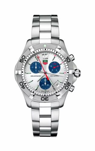TAG Heuer Aquaracer 300M Quartz Chronograph 41 Stainless Steel / Silver / Bracelet